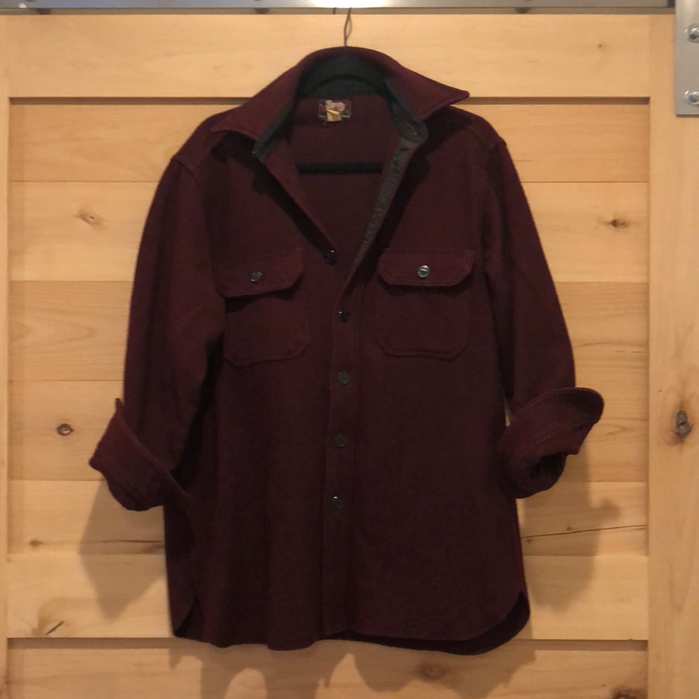Vintage Woolrich Burgundy Skirt Jacket